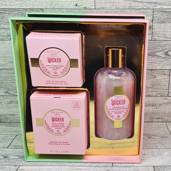 Beekman 1802 x Wicked Beautiful Body Care Gift Set GLINDA Limited Edition - Picture 3 of 12